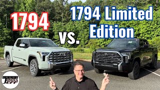 2024 Tundra 1794 vs 1794 LIMITED EDITION Who Wins this Battle [upl. by Cimbura]