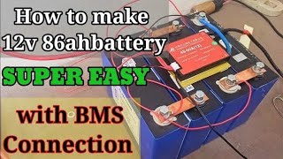 How to make 12v prismatic cell battery  32v 86ah prismatic battery price  lithium battery price [upl. by Nongim982]