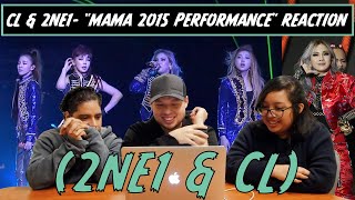 AMERICANS REACTREVIEW TO CL amp 2NE1MAMA 2015 PERFORMANCE [upl. by Natsirhc634]