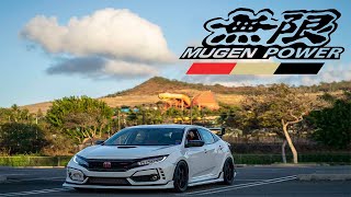 MUGEN CFRP Wing Install FK8 Civic Type R [upl. by Strohl220]