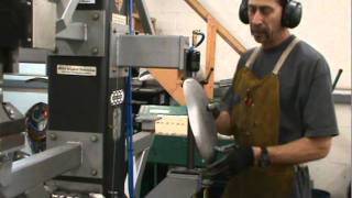 Steve Hogue Enterprises Planishing Hammer Shrinking Die Demo Part  2 [upl. by Woolley74]