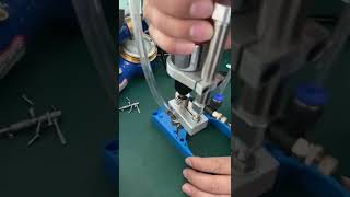 Handheld Screwdriver Machine Auto Blowing Type Screw Feeder Torque Driver [upl. by Wendel]