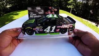 Unboxing the 2016 Kurt Busch 41 Monster Energy  Haas Automation 124 Action Diecast [upl. by Brod]