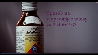 Sposób na wypadające włosy za 2 złote [upl. by Ancel60]