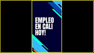 ✅ OFERTAS DE EMPLEO EN CALI HOY 🛑 shorts short Vacantes de empleo en Cali ⭐ [upl. by Ongun406]