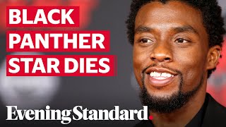 Chadwick Boseman death Black Panther star dies after fouryear battle with cancer [upl. by Bettye71]