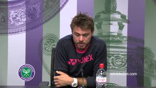 Stanislas Wawrinka Third Round Press Conference [upl. by Corly]