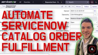 ServiceNow catalog item order fulfillment with Ansible Automation Platform [upl. by Hollah465]