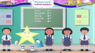 Position words amp Ordinal Numbers  Maths  Maths For Kids  Learn Grade 1 [upl. by Marcell173]