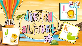 Eerste woordjes leren met het Dieren Alfabet  ABC Nederlands [upl. by Atilahs]