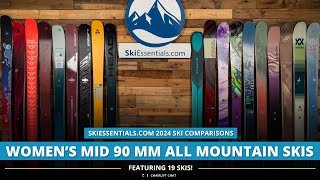 2024 Womens Mid90 mm AllMountain Ski Comparison with SkiEssentialscom [upl. by Jew]