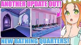 ANOTHER NEW UPDATE JUST RELEASED IN ROYALE HIGH New WINTER Bathing Quarters New LOCATIONS amp DOORS [upl. by Nofets669]