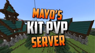 MAYOS KIT PVP SERVER TOUR  Bedrock KitPvP Server [upl. by Nosila540]