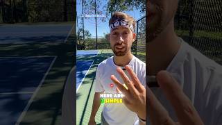 3 simple changes that impact your game instantly 💯 pickleball [upl. by Yrrej779]