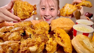 ASMR KFC Fried Chicken【Mukbang Eating Sounds】【English subtitles】 [upl. by Anohsal]