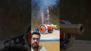 SIX Barrel  Powerful Mini Cannon 9mm Caliber Most Powerful mini Cannon EVER experiment diy [upl. by Shelman]