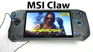 799 MSI Claw PC Handheld  I expected better 17 Games Tested [upl. by Marlie330]