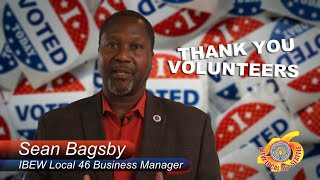 IBEW Local 46 Post Election Message from Sean Bagsby Business Manager [upl. by Jessica]