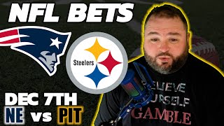 Patriots vs Steelers Week 14 NFL Bets  Kyle Kirms Football Picks amp Predictions  The Sauce Network [upl. by Padgett387]