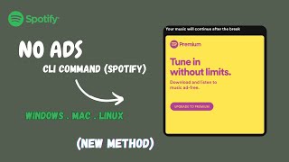 how to remove ADS on SPOTIFY 2024 new working method [upl. by Akalam648]