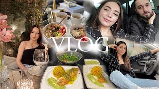 VLOG  2 FARKLI AKŞAM YEMEĞİ MENÜSÜ🍽 SOSLU SOMON🍣 BOL MALZEMELİ YULAF TABAĞI  KOCAMLA DATE🤍 [upl. by Boucher]