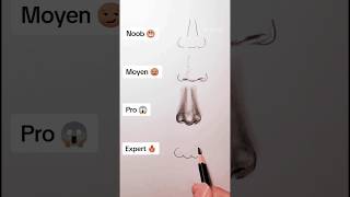 COMO DIBUJAR NARICES DE DIFERENTE PERSPECTIVA art drawing shorts short [upl. by Nehtanhoj]