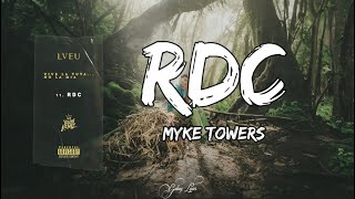 Myke Towers  RDC LETRA 🎵 [upl. by Johny538]