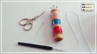 Tutorial Anleitung Strickliesel  Schnüre oder Kordeln herstellen  Instructions Strickliesel diy [upl. by Atteragram]