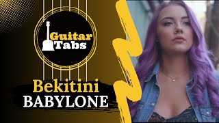 Bekitini  Babylone  Tablature Guitare [upl. by Irb]