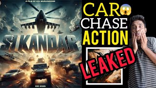 SIKANDAR Car Chase Action Leaked  SIKANDAR Update  Salman Khan Next Movie Update [upl. by Einnahc]