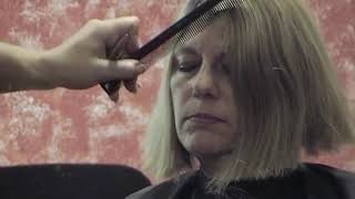 899 Vannymom aline 2 bobcut napeshave part 1 drycut full video [upl. by Maure]