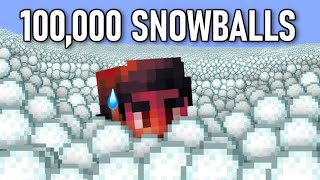 CRASHING A PaytoWin Minecraft Server with 100000 Snowballs  2 [upl. by Thain]