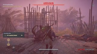 Assassins Creed Odyssey Erymanthian Boar Hard Difficulty Cheese [upl. by Trebma605]