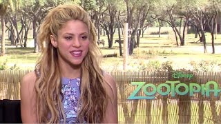 Shakira  Zootopia Interview HD [upl. by Bendicty355]