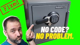 How to Change a Sentry Safe Combination WITHOUT Factory Code [upl. by Perkoff]