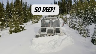 Snowcat Snow Wheelers and a Sherp 😃 snowcat jeep sherp [upl. by Latsyrc356]