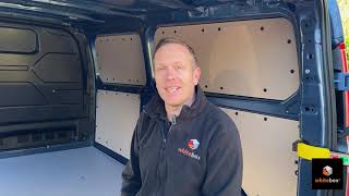 How to install van racking Sortimo SR5 in a Transit Custom [upl. by Powel311]