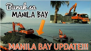 GABUNDOK NG BURAK NAHUKAY SA MANILA BAY  MANILA BAY UPDATE 3232019 [upl. by Onifur35]