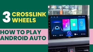 Crosslink Wheels Car Music System Successfully working Android Auto and Apple Car Play  nexon car [upl. by Yerhpmuh815]