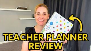 Blue Sky 20232024 Academic Year Teacher Weekly and Monthly Lesson Planner Dots  Review [upl. by Panchito]