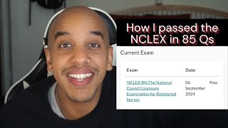 How I Passed the NCLEX in 85 Qs [upl. by Attenreb769]