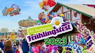 Größtes Frühlingsfest Europas 🎡 Stuttgarter Frühlingsfest 2023  Impressionen  Clip by CoolKirmes [upl. by Peer]