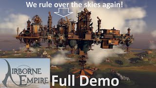 Airborne Empire  Full Demo  Sequel to Airborne Kingdom  Part 1  No Commentary Gameplay [upl. by Cesare]