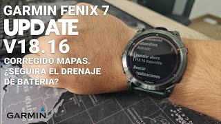 Nueva actualización Garmin Fenix 7 v1816 [upl. by Harper]