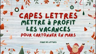 CAPES LETTRES Comment mettre à profit les vacances de fin dannée dans sa préparation [upl. by Odlaniger728]