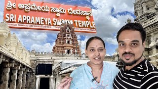 Sri Aprameya Swamy Temple Vlog  Channapatna  1000 Year Old Chola Temple  Story of 2 Nomads [upl. by Ameyn348]