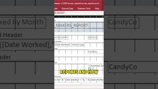 Getting Started with MS Access Reports [upl. by Rosol184]