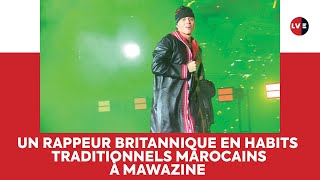 Mawazine 2024 Central Cee fait son entrée en habits traditionnels marocains [upl. by Sesiom]