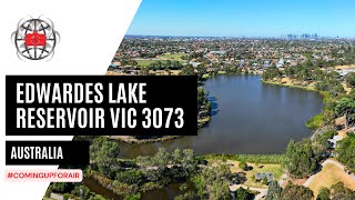 Edwardes Lake Reservoir Victoria from above  Comingupforair [upl. by Eiruam688]