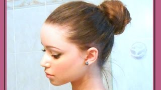 How To  CHIGNON Classico SCUOLALAVORO [upl. by Arliene129]